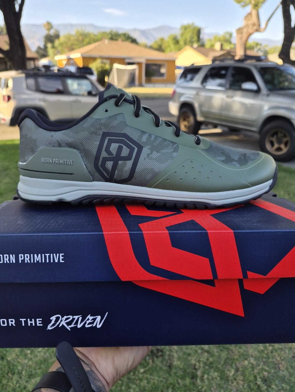 Born Primitive Savage 1 Men's Camo Green Athletic Shoes